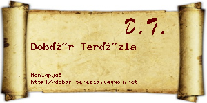 Dobár Terézia névjegykártya
